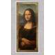 Quadro Decorativo Slim Mona Lisa Moldura Dourada