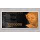 Quadro Decorativo Slim Nota de Um Milh�o de Reais