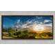 Quadro Decorativo Slim Paisagem Casinha e P�r Do Sol