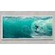 Quadro Decorativo Slim Surfista e Onda do Mar