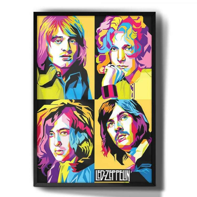 Quadro Decorativo Led Zeppelin