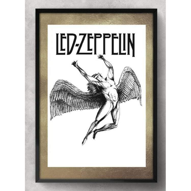 Quadro Decorativo Led Zeppelin Capa 02