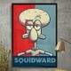 Quadro Decorativo Squidward Lula Molusco Pop Art
