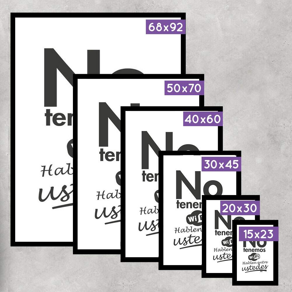 Quadro Decorativo No Tenemos Wifi Hablen Entre Ustedes