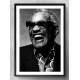 Quadro Decorativo Ray Charles Preto e Branco