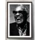 Quadro Decorativo Ray Charles Preto e Branco