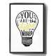 Quadro Decorativo You Are The Light Of The World