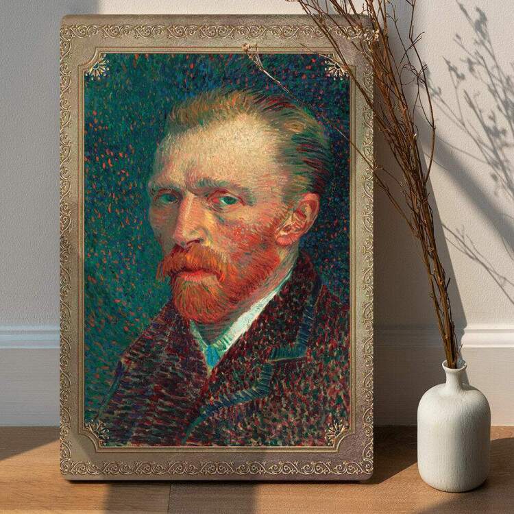 Placa Decorativa Pintura de Vincent van Gogh