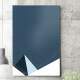 Quadro Decorativo Abstrato Pir�mide Azul