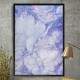 Quadro Decorativo Abstrato Pintura M�rmore Lil�s e Roxo