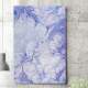 Quadro Decorativo Abstrato Pintura M�rmore Lil�s e Roxo