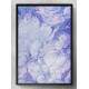 Quadro Decorativo Abstrato Pintura M�rmore Lil�s e Roxo