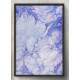 Quadro Decorativo Abstrato Pintura M�rmore Lil�s e Roxo