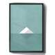Quadro Decorativo Minimalista Tri�ngulos Branco e Verde