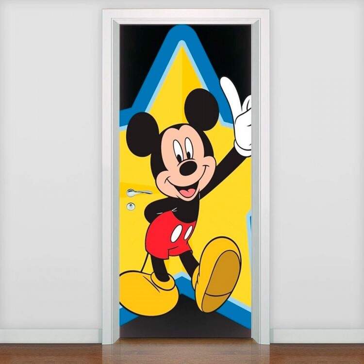 Adesivo para Porta Infantil Mickey Mouse 3