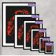 Quadro Decorativo Darth Vader Vermelho e Preto Fumando
