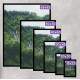 Quadro Decorativo Floresta �rvores e Cachoeiras
