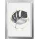 Quadro Decorativo Minimalista Folha e Circulo Dourado