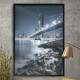 Quadro Decorativo Ponte Golden Gate S�o Francisco Noite Iluminada