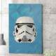 Quadro Decorativo Star Wars Stormtrooper Poligonal