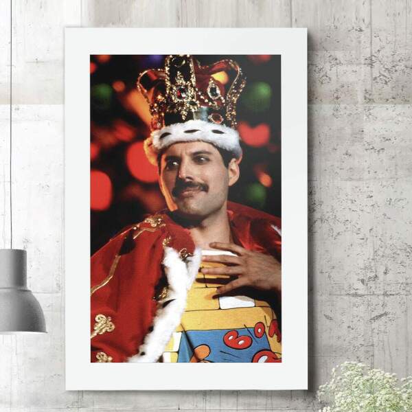 Quadro Decorativo Queen Freddie Mercury de Rei