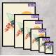 Quadro Decorativo Tartaruga e Formas Geom�tricas Minimalistas
