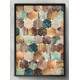 Quadro Decorativo Geom�tricos 3D M�rmore Coloridos