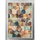 Quadro Decorativo Geom�tricos 3D M�rmore Coloridos