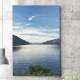 Quadro Decorativo Montanhas e Mar