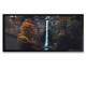 Quadro Decorativo Slim Paisagem Cachoeira e �rvores Laranja