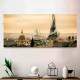 Quadro Decorativo Slim Pintura Paris no Futuro