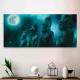 Quadro Decorativo Slim Estatuas Ilha de P�scoa Moais