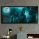 Quadro Decorativo Slim Estatuas Ilha de P�scoa Moais