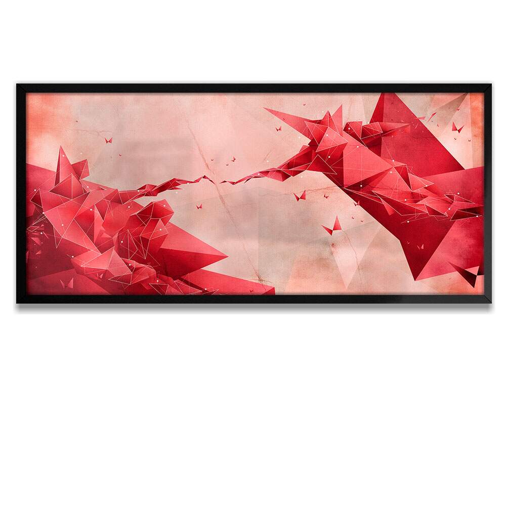 Quadro Decorativo Slim A Cria��o de Ad�o Minimalista e Moderna