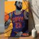 Placa Decorativa Desenho LeBron James Cavs 23