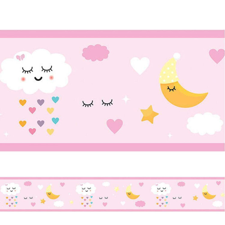 Faixa Infantil Chuva de Amor Rosa