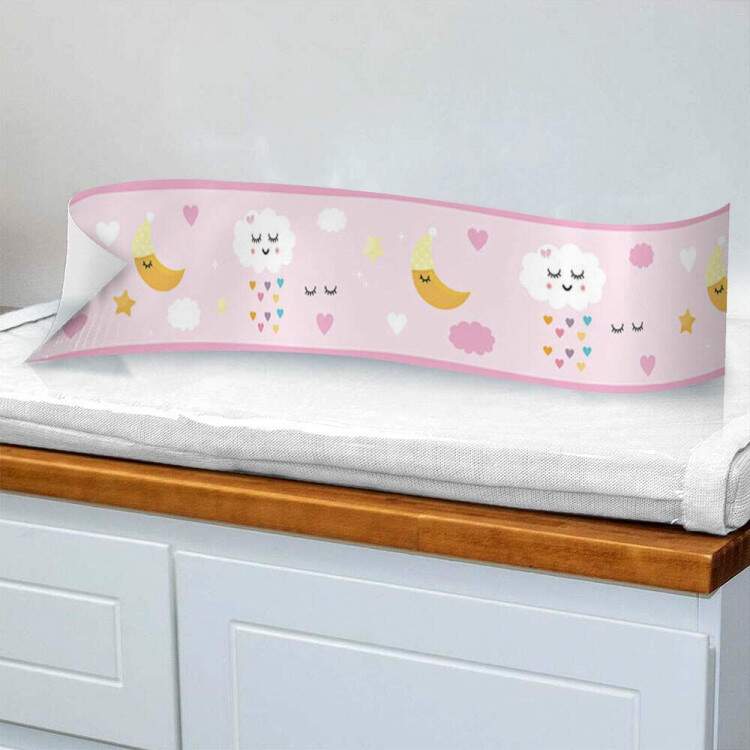 Faixa Infantil Chuva de Amor Rosa