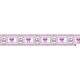 Faixa Infantil Floral com Coroa e La�o Lilas