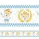 Faixa Infantil Ursinho Principe com Coroa