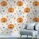 Papel de Parede Halloween Aboboras e Fantasminhas
