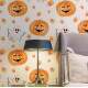 Papel de Parede Halloween Aboboras e Fantasminhas