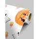 Papel de Parede Halloween Aboboras e Fantasminhas