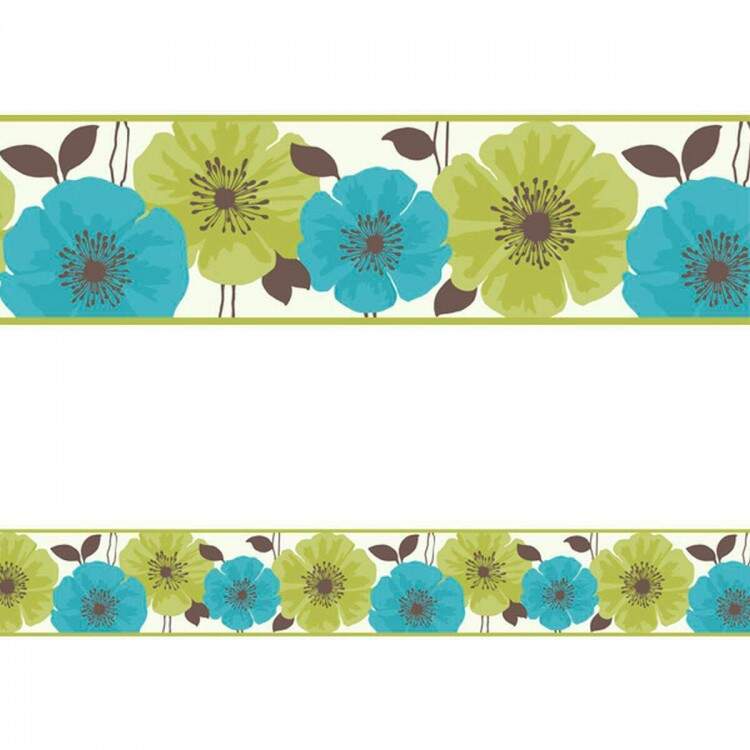Adesivo de Parede Faixa Floral 3
