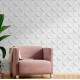 Papel de Parede 3D Floral Estrelas