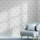 Papel de Parede 3D Floral Estrelas