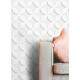 Papel de Parede 3D Floral Estrelas