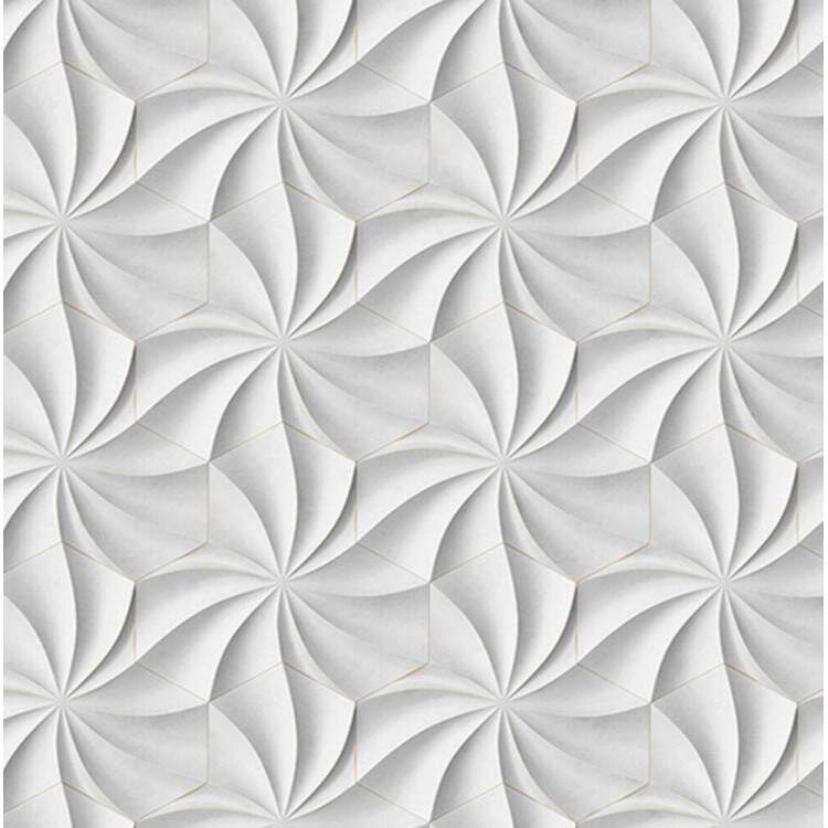 Papel de Parede 3D Floral Entrelaado