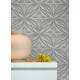 Papel de Parede 3D AbstratoFloral Entrela�ao Escuro