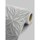 Papel de Parede 3D AbstratoFloral Entrela�ao Escuro
