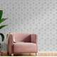 Papel de Parede 3D Tri�ngulos Pequenos Entrela�ados